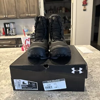 Under Armour Men's UA Micro G Valsetz 8  Tactical Boots 3023743 - New • $46