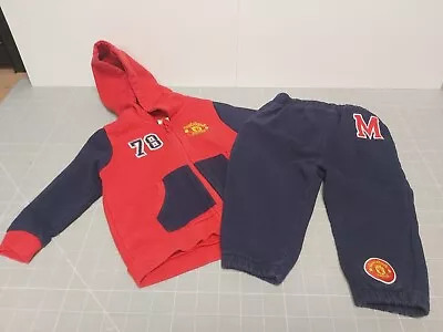 Genuine Vintage Football Manchester United Baby 78 Tracksuit Set  6-9 Months • $18.66