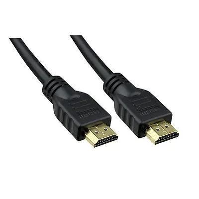 HDMI Lead Gold Cable 1.8 Metres HD LCD TV's Xbox 360 PS3 PS4 Bluray Player • £1.99