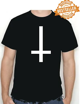 £10.99 • Buy INVERTED CROSS T-Shirt / Black Goth / Gothic / Rock / Music / Birthday / S-XXL