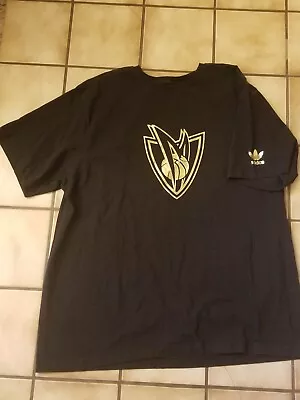 Dallas Mavericks Adidas Black Basketball NBA Tshirt Size XL • $10