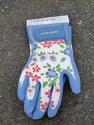 Laura Ashley Ladies Gardening Gloves - All Weather - Small - Caravan Daisy • £8.95