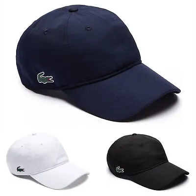 Lacoste Cap - Lacoste Lightweight Poly Cap - RK2662 - Black White Navy - BNWT • £34.95