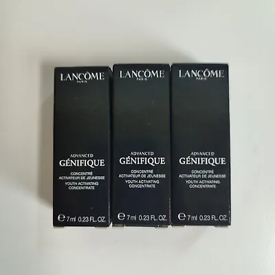 Lancome Advanced Genifique Youth Activating Concentrate Serum 20ml .3 X 7ml 21ml • £17.51