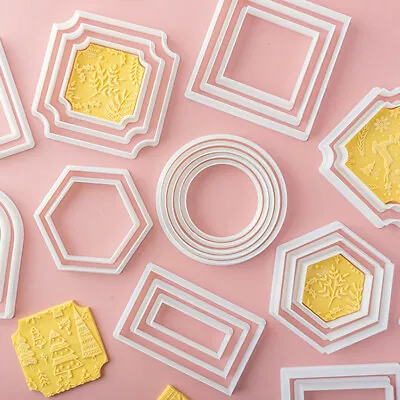 £2.75 • Buy Plastic Biscuit Cookie Mold Cutter Cookie Mould Cake Embossing Baking Mould DIY