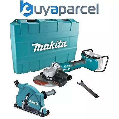 Makita DGA900ZK 18v / 36v Cordless Brushless 9  Angle Grinder + Dust Extractor • £359.99