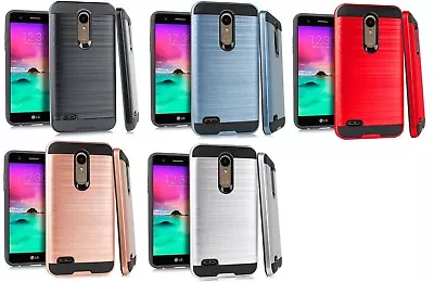 Metallic Case Cover For LG Premier Pro 4G LM L413DL L413DG LML414DL / Harmony 2 • $8.98