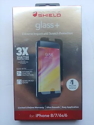 NZAGG Invisible Shield Glass+Extreme Impact & Scratch Protection IPhone 8/7/6s/6 • $12.99