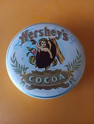 Vintage Round Hershey’s Cocoa Advertisement Collectible Tin • $11