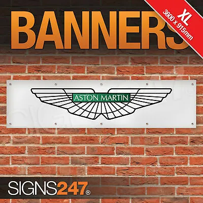 Aston Martin Wings Garage Workshop Banner EXTRA LARGE Display • $68.20