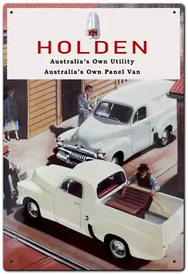 Holden Utility & Panel Van Old Advertisement - Retro Tin Sign • $16.50