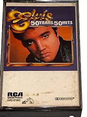 Elvis Presley 50 Years 50 Hits Rock Music Album Cassette 1P33 • $7.49