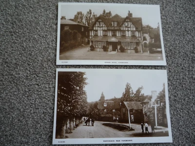 £5 • Buy 2 X C1950s Pangbourne Berkshire - Old Real Photo Bridge House Series Postcards.