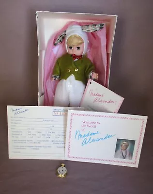 Madame Alexander 7 1/2   Alice In Wonderland White Rabbit Doll In Box • $38