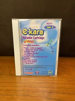 Vintage 2001 Hasbro Ekara Karaoke Cartridge W/insert Vol 1 - 2 Cartridges Takara • $2.99