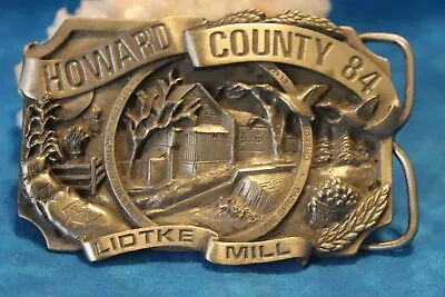 1984 Siskiyou Limited Edition Howard County Lidlke Mill Belt Buckles • $22.50