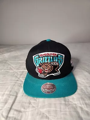 Vancouver Grizzlies Hat Cap Snap Back Mens New Era Black Blue Basketball NBA • $10