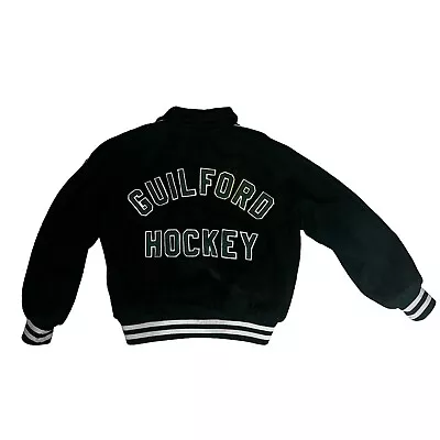 Vintage 70s Empire Hockey Varsity Jacket L • $90