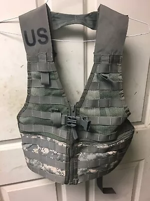 New US Military ACU FLC Fighting Load Carrier Tactical Vest Digital Camo MOLLE • $10