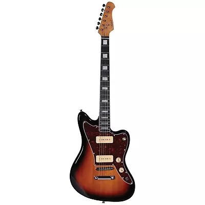 $259 • Buy Artist Grungemaster GM1 Vintage Burst Electric Guitar W/ P90 Pickups