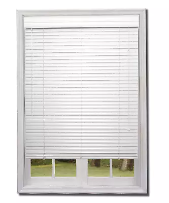 Custom Made Corded 1  Aluminum Horizontal Mini Blinds-Choose SizeColor & Mount • $169.23