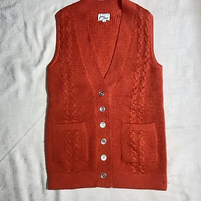 Judy’s Vest Small 100% Wool Made In British Hong Kong • $20