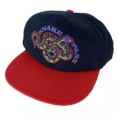 Marlboro Vintage Snake Pass Patch Embroidered Tobacco Trucker Hat Strap Back • $34.50