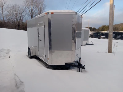 $5995 • Buy NEW 6x12 6 X 12 V-Nose Enclosed Cargo Trailer W/ RAMP  Next Level