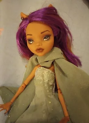 Custom Monster High Doll Clawdeen Wolf Repaint Julie Allen 2014 Ivy Heart Design • $49.95