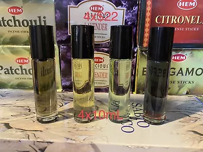 4 PcsUncut Perfume Body Oil (One MillionInvictusaventussauvage.)For Men 40mL. • $22