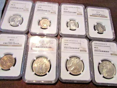 MS 66 Silver Coins SWISS & FRENCH Lot • $116.50