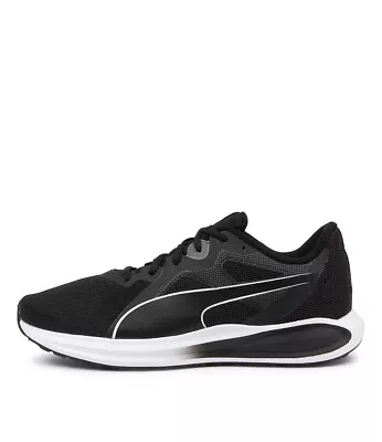 $60 • Buy New Puma Twitch Runner Peacoat White Sneakers Mens Shoes Active Sneakers Active