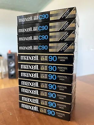 Quantity 11 Maxell UD XL II 90 Cassette Tapes New NOS • $145