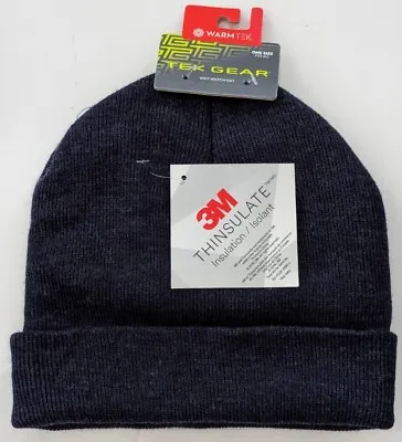 Warm Tek Gear Knit Watchcap One Size Fits All (3M Thinsulate) Blue *NWT* • $6.99