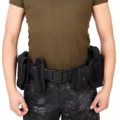 £23.86 • Buy Utility Belt Waist Bag Security Police Guard Kit Law Enforcement Pouch