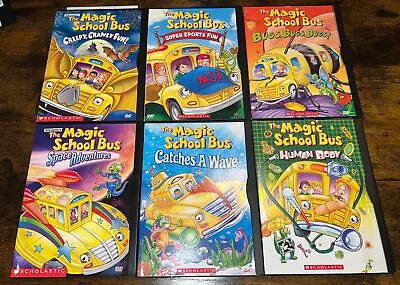 Magic School Bus Scholastic DVD Lot Of 6 • $30