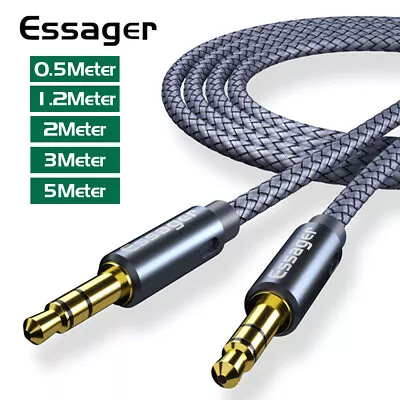 Premium Quality 3.5mm Male To Male Audio Cable AUX Phone Car Stereo Jack Cord • $7.75