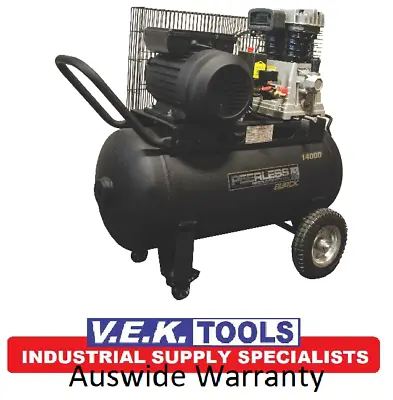 Peerless Black PB14000 Electric Air Compressor - 220LPM 2.5HP 10A Plug 50L Tank • $1098.90