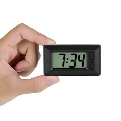 £7.51 • Buy Digital LCD Vehicle Car Dashboard Desk Date Time Calendar Small Clock Universal