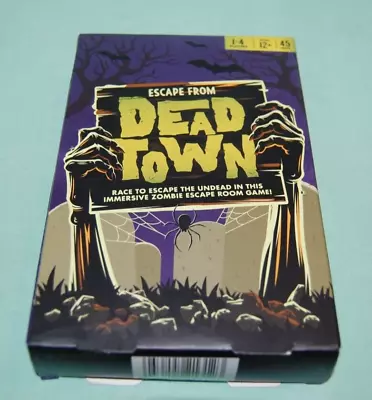 £9.99 • Buy Professor Puzzle Escape From Dead Town Zombie Themed Escape Room Game Complete