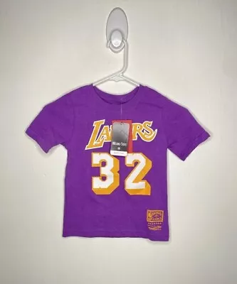 Mitchell & Ness Los Angeles Lakers Magic Johnson Shirt Boys Sizes Basketball • $17.49