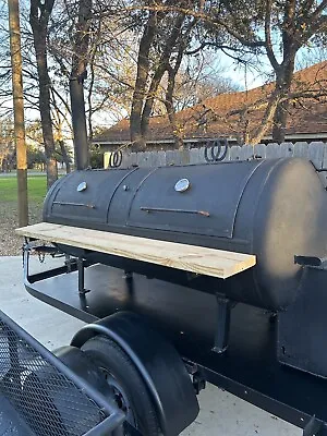 Homeade 250 Gallon BBQ Smoker On Trailer • $2850