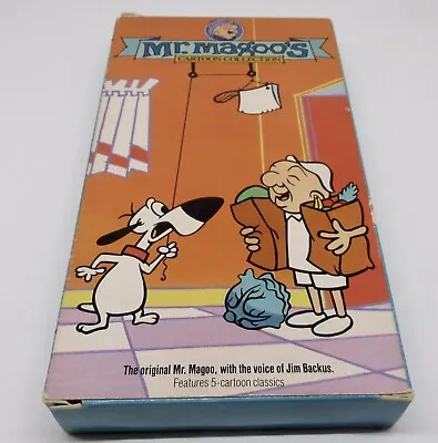 Mr. Magoo's Cartoon Collection #6	 Indoor Magoo VHS 30 Mins. Jim Backus • $1.99