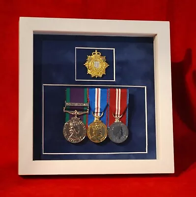 Military Medal Display Frame / Case / Army / Navy / RAF / Emergency Services • £25
