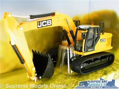 Jcb X Series 220 Digger Excavator Model Large 1:32 Scale Britains Farm Yellow K8 • £43.99