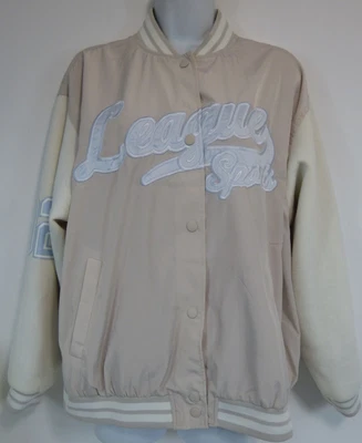 £1.99 • Buy Divided Polyester Zip Womens Jacket Harrington Style Sports Logo Size M