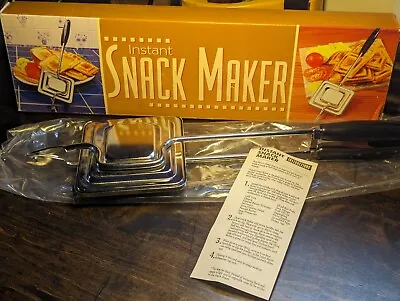 Vintage  Instant  Snack Maker - Hot Sandwich / Pocket Appetizer - Stovetop NEW • $18.75