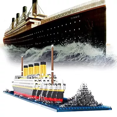 Titanic Model Micro Blocks Building Set Toys For Kids 3D Puzzle DIY Education... • $59.60