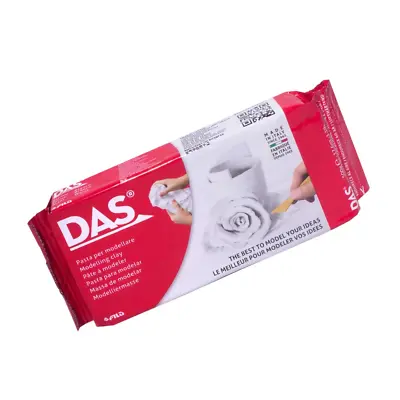 Das Modelling Clay Air-Dry Sculpting No Baking Self Hardening White 500g 1.1 Lb • $10.24