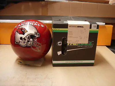 15# 4oz TW 2-1/4 NIB 2013 Style VIZ-A-BALL NFL Arizona CARDINALS Bowling Ball • $200